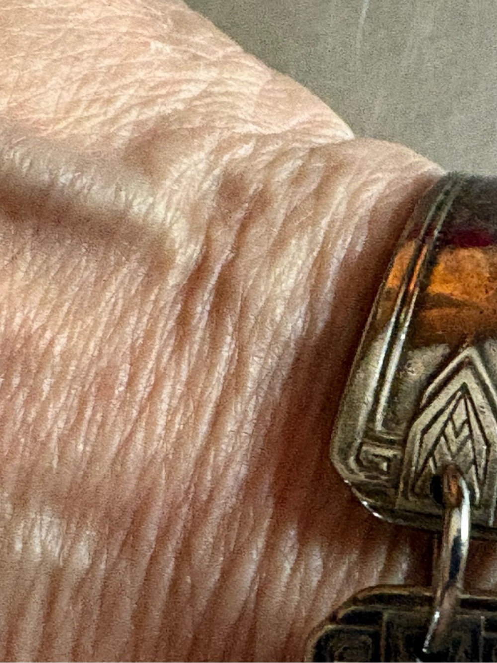 Sterling Silver Art Deco Link Bracelet - Silver - Picture 2 of 6